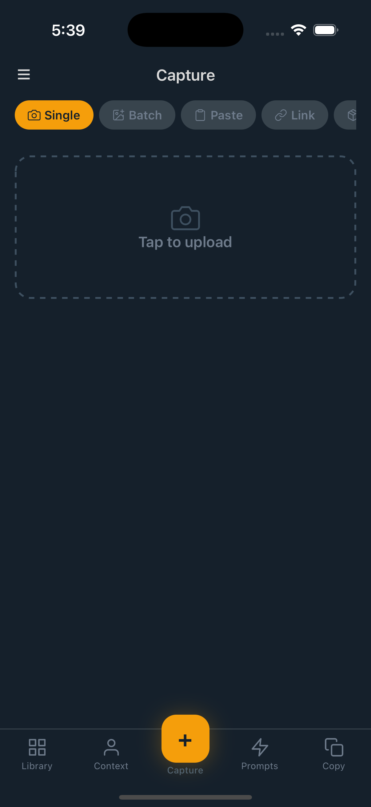 Capture on mobile, use everywhere